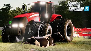 QUASE PASSEI MAL FAZENDO ESSE VIDEO 😅 | Farming Simulator 22 | AMIGOS DO FS | ep.38