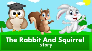 THE RABBIT AND THE SQUIRREL Stories For Kids In English | ABC kids world | Bedtime Stories For Kids