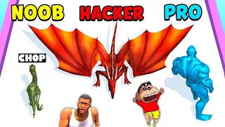 SHINCHAN and CHOP Training DINOSAURS ARMY in Merge Master Dinosaur Fusion Android Gameplay In Hindi