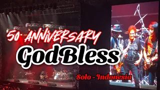 Live Konser 50 Anniversary God Bless | Solo Indonesia