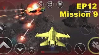 F16 Fighting falcon in episode 12 mission 9 | gunship battle 2021