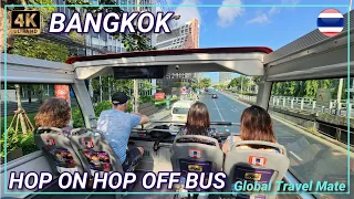 Bangkok 600 THB Hop On Hop Off BUS Sightseeing Tours 🇹🇭 Thailand