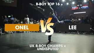 Onel vs Lee [1v1 b-boy top 16] // stance // Undisputed x UK B-Boy Champs 2022