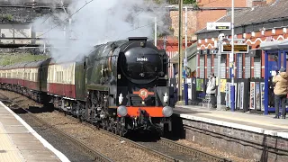 34046 'Braunton' Seen At Guide Bridge And At Stalybridge On 17/04/2024