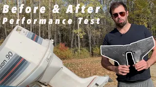 Hydrofoil Performance Test ( Before and After )