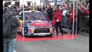 Dans les coulisses du Road Show de Sébastien Loeb à Haguenau le 5 décembre 2009