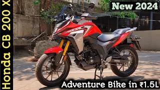 2024 Honda CB 200X Review | BS6-ll E20 OBD2 Model | Price & Mileage