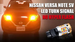 No Hyper Flash Switchback LED Turn Signal Install - 2017 Nissan Versa Note SV