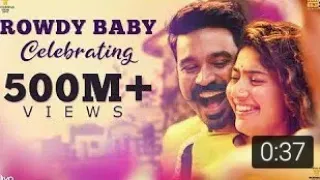 Rowdy baby song celebrating 500 m views // Dhanush // Sai Pallavi // Mari 2 // Yuvan Shankar raja