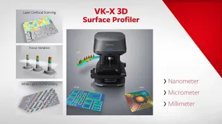 Laser Microscope | 3D Surface Profiler | Best-in-Class 0.01 nm Resolution | VK Series