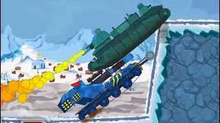 GERAND BENT BARREL : ALL MAX LEVEL TANKS ATTACK ENEMIES IN 1 VS 1 BATTLE