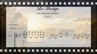 La Maritza(마리짜 강변의 추억)/Sylvie Vartan/Classical guitar/tab/Sheet Music