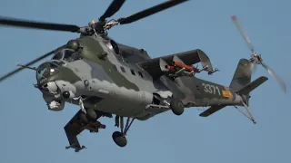 4Kᵁᴴᴰ Czech Air Force Mi-24V Hind Flying Display @ LOTOS GDYNIA AEROBALTIC AIRSHOW