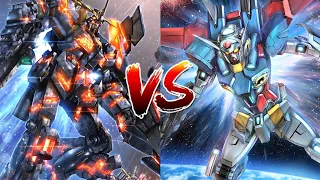 Gundam Supreme Battle: Banshee Norn Versus Gundam G-Self