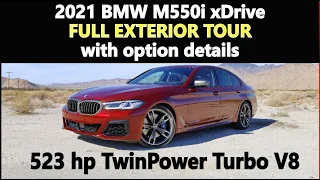 2021 BMW M550i xDrive - FULL EXTERIOR TOUR WITH OPTION INFO