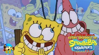 One Second from Every Episodes of SpongeBob SquarePants (S1-S4)