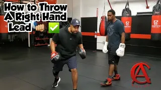 How to throw the right hand lead with escape routes and strategy! [left hand lead for southpaws]