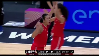 Jana El Alfy - FibaU19 Group play Highlights! Averaging 21 pts & 8 reb 🐺