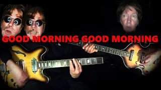 GOOD MORNING GOOD MORNING (How to play guitars and bass) -  Marcus Phelan