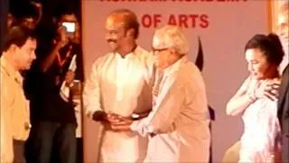 Superstar "RAJNIKANTH" Rare Speech video (2012)