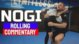 Black Belt Vs Wife | BJJ Rolling Commentary