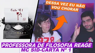 |Minha mãe professora de filosofia reage| Mc Sid - Carta nº 1