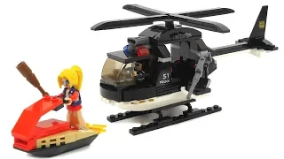 Sluban M38-B0651 Police helicopter | Police playset for LEGO FANS