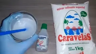 SUPER RECOMENDO AÇÚCAR E ÁGUA OXIGENADA