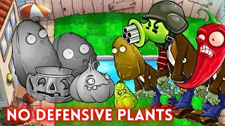 How I beat ZomBotany 2 without defensive plants! | Analysis