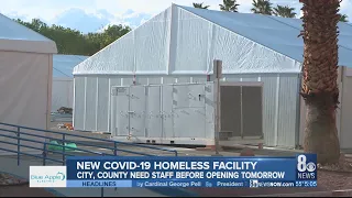 Workers needed to staff new downtown isolation facility at Cashman Center