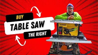 Small Workshop Table Saws: Evolution Rage 5s Vs DeWalt DWE7485.