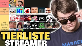 Streamer TIERLISTE - Wer ist der BESTE GAMER ?