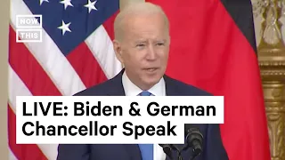Joe Biden and Olaf Scholz Hold Press Conference | LIVE