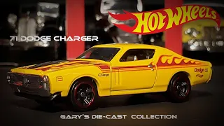 HOT WHEELS 71 DODGE CHARGER GARY'S DIE-CAST COLLECTION