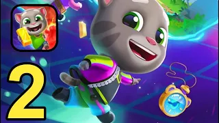 Talking Tom Time Rush - Gameplay Walkthrough Part 2 New Levels Upgraded ( Android,iOS )