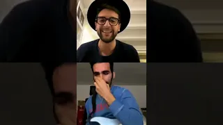 Piero Barone e Ignazio Boschetto in diretta su Instagram il 29/03/2020