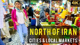City & Local Markets In NORTH OF IRAN 2022 - (4K)