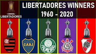 CONMEBOL LIBERTADORES • ALL WINNERS | 1960 - 2020 | PALMEIRAS 2020 CHAMPION