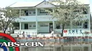 Bandila: Unang araw ng klase sa isang paaralan sa Bulacan, binaha