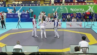 Rashigtov Ulugbek (UZB) Bozorgishoob Danial (IRI) 2022 ISLAMIC SOLIDARITY GAMES 68 kg QUARTERFINAL