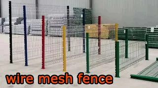 triangle bending fence panel,welded wire mesh fence,3D fence