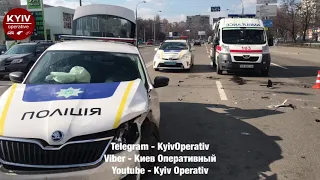 Ще одна аварія за участю патрульного авто