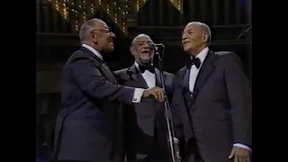 The Mills Brothers sing "Basin Street Blues" & "Up a Lazy River" with the Boston Pops (1980)