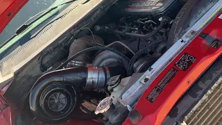 12 VALVE CUMMINS COMPOUNDS TURBO first drive!!!