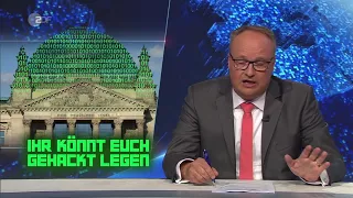 heute-show vom 22. September 2017 zum Hack von PC-Wahl