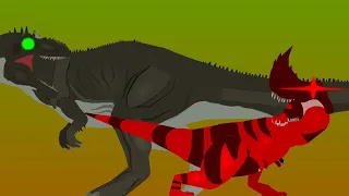 horned tyrant vs ark giganotosaurus