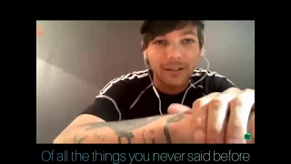 Louis Tomlinson - Too young (Larry lyric video)