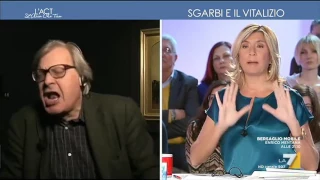 Sgarbi: 'Guadagno più di 9mila euro al mese, me li merito tutti! Non rompete i coglioni!'