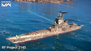 RF Project 2145 - Best Destroyer With Best Build - Modern Warships Gameplay