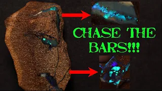 Chasing Boulder Opal. Carve Away And See What You Get.